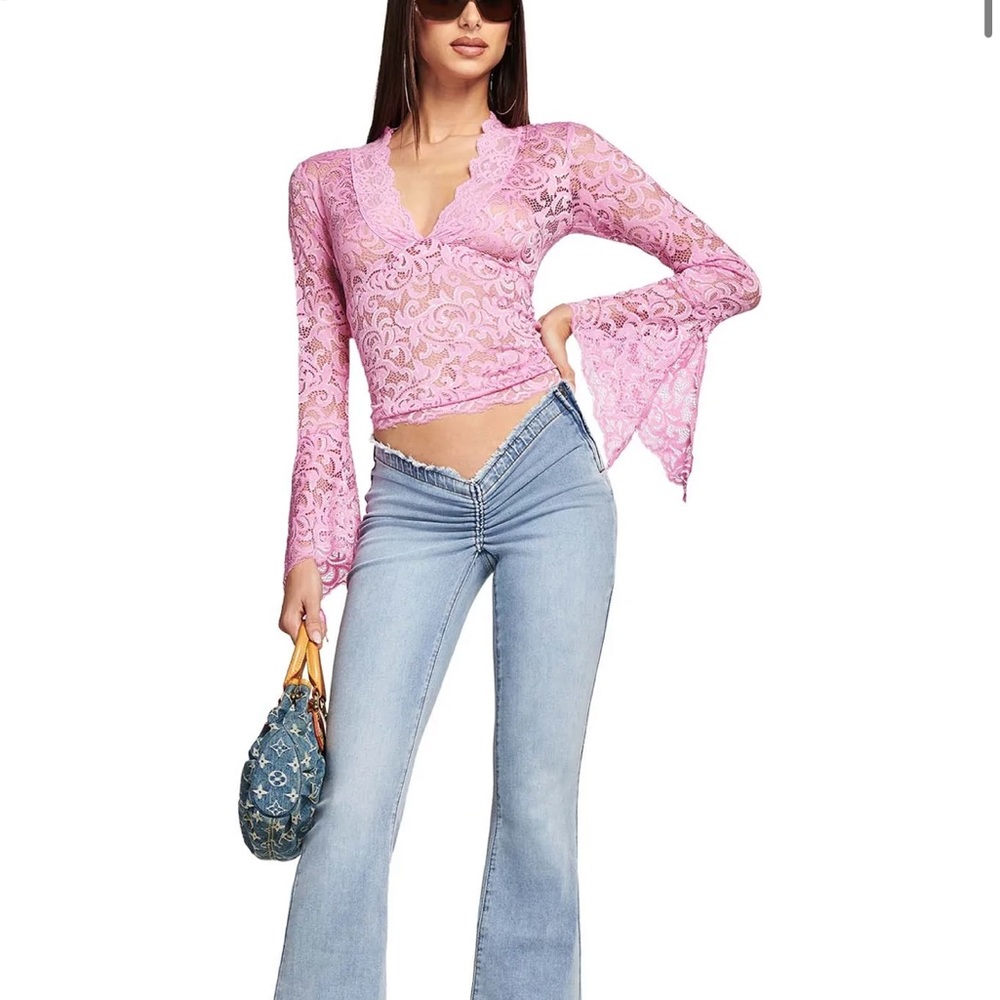 I Am Gia Pink Gemma top XS